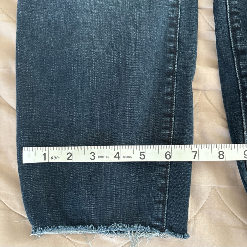 Good American Jeans Skinny Ankle Dark Wash Blue Stretch Denim size 18 - Picture 12 of 13